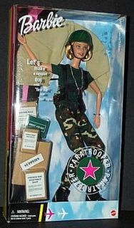 Military Barbie Airborne Paratrooper Army AAFES Doll