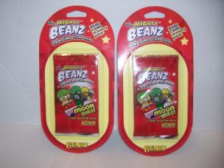 2004 Mighty Beanz Trading Card Game 2 Booster Packs New