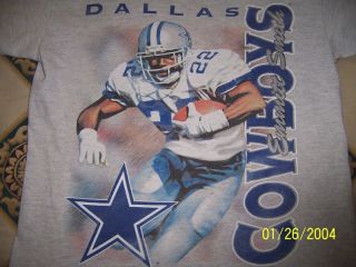 Dallas Cowboys Emmitt Smith T Shirt Child Boys Med