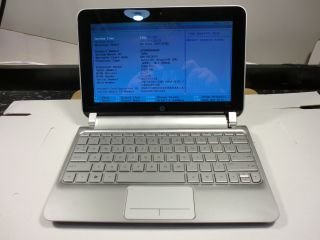 HP Mini 210 2145dx Netbook 1 66GHz Atom 1GB No Hard Drive Laptop as Is