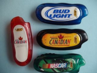 NASCAR Molson Budweiser BIC Mini Lighter Case Holder