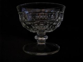 Old Indiana Glass WHITEHALL Clear Champagne / Sherbet glass 1960s
