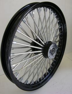 Black Mammoth Fat Spoke Wheels Harley 21x3 5 18x5 5