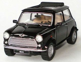 Mini Cooper Classic schwarz, offenes Faltdach Knightsbridge (Mini