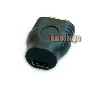 Mini HDMI Male To Micro HDMI Female Adapter Converter For Mobile Or