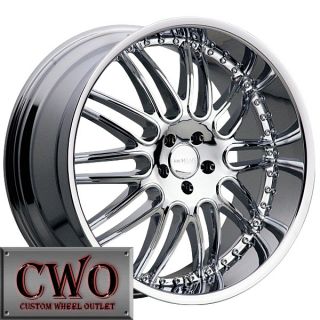 22 Chrome Noire Wheels Rims 6x135 6 Lug Ford F150 Expedition Lincoln