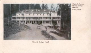 1909 Shipherds Mineral Springs Hotel Co Carson WA