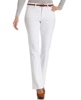Not Your Daughters Jeans, Bootcut Leg Embellished, White Wash