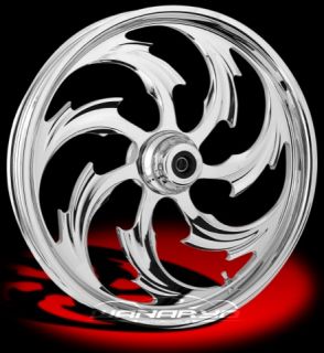 RC Components Wheel Chrome Front Assault 23 x 3 5 Harley 00 12 FLHR