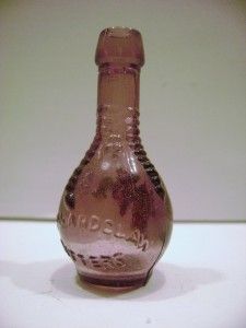 Ball and Claw Bitters Bottle w Painted Fruite Mini Dollhouse Accessory