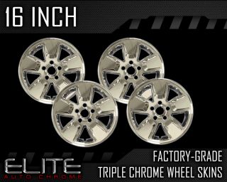 YOUR FACTORY ALLOY WHEELS MUST BE AN EXACT MATCH TO THE CHROME