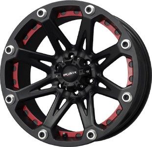 18 inch Ballistic Jester black wheels rims 5x150 +12 Toyota Tundra
