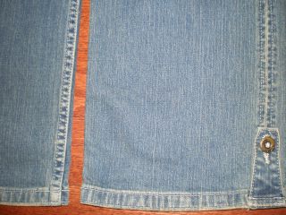 89 00 PZI Womens Rim Jeans Size 12 x 34 PZ576 Rim Blue