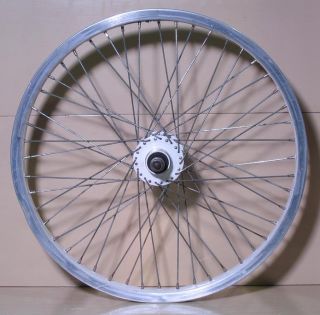 Old School BMX Pro Class 48 Spoke Freestyle Wheels White Used