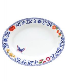 Lauren Ralph Lauren Dinnerware, Mandarin Blue Oval Serving Bowl   Fine