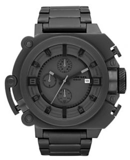 diesel watch chronograph black silicone strap 54x47mm dz4165 $ 140 00