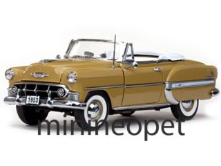 Sun Star 1622 1953 Chevrolet Bel Air Open Convertible 1 18 Diecast