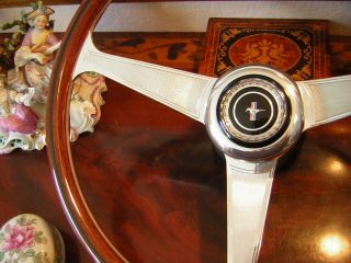 68 69 Mustang Wood Steering Wheel Nardi New Concours Condition