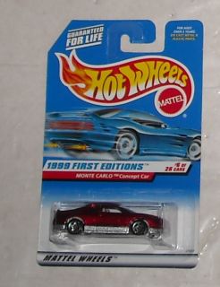 1999 Mattel Hot Wheels First Editions Series Monte Carlo Concept Car