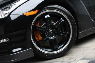 these stunning PERFECT NISSAN BLACK EDITION FORGED wheels and tires