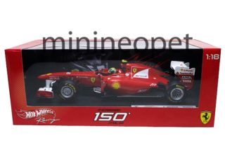 Hot Wheels W1074 Ferrari F1 150 Italia GP 2011 1 18 Felipe Massa 6
