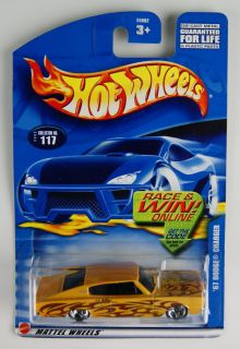 1609 Hot Wheels 2001, # 117 ~ 67 Dodge Charger MIP / MOC