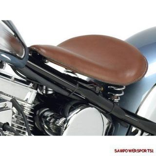 LEATHER 13 ULTIMA HIGH NOON BROWN STITCHED SOLO SEAT & BRACKET FOR