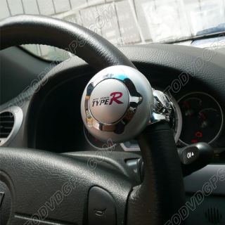 Type R Car Steering Wheel Aid Spinner NOB Knob Power Handle TR 386 Van