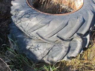 Rear Tractor Tires and Rims 11 2x24 1768
