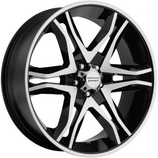 20 Black Wheels Rims Sierra Silverado Tahoe Yukon Avalanche Toyota