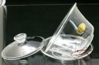 Large Clear Glass Gaiwan Saucer 250ml CSY