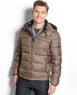 Kenneth Cole Coat, Removable Hood Down Coat