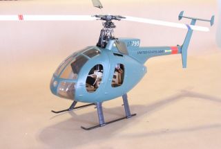 RC Helicopter 400 Army Military MD 500 Hughes 500 Brushless RTF