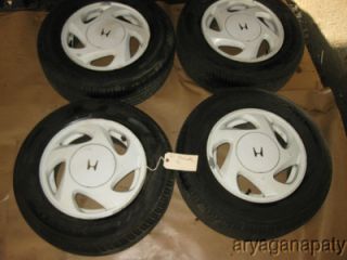 88 89 90 91 Honda Prelude OEM wheels rims with tires Si STOCK factory
