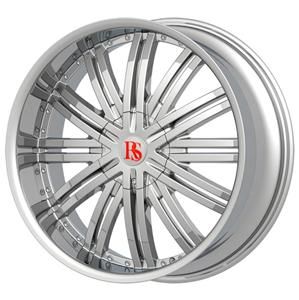 20 Wheels Rims Package Free Tires Red Sport Wheel RSW99 Chrome 5x108