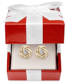 Wrapped in Loveâ„¢ Diamond Earrings, 14k Gold Diamond Earrings (1/3 ct