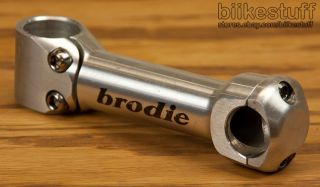 Good condition used Brodie stem. The o is partially scraped off of one