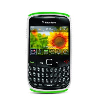 For Rim Blackberry Curve 8520 8530 9300 Hybrid Gel Hard Snap on Case