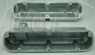 1986 1993 Mustang 5 0 EFI Polished Aluminum Valve Covers w Free Billet
