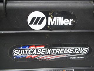 Miller Suitcase x Treme 12VS Wire Feeder Digital 2 Wheel