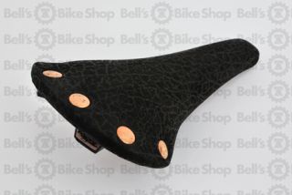Selle San Marco Regal Bike Saddle Black Printed Leather