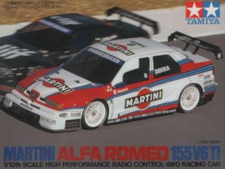 Tamiya 1 10 RC Alfa Romeo 155 V6 TI Martini 58189
