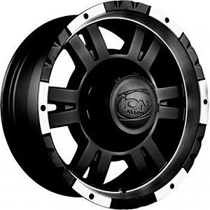Detroit Wheels 182 7836B Blem ion 182 Series Black Matte Wheel