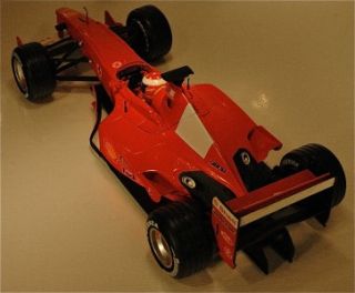 2001 Ferrari F2001 1 Michael Schumacher Red Mattel 2