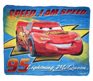 Disney Cars Lightning McQueen Kids Fleece Throw Blanket