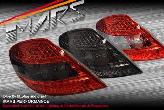 Smoked Red LED Tail Lights for Mercedes Benz SLK R171