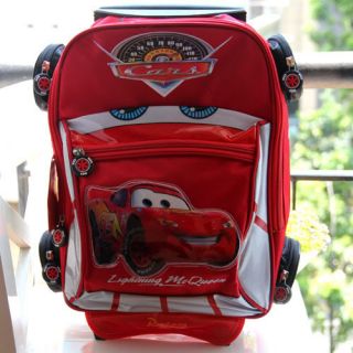 Disney Cars McQueen Schoolbag Rucksack Trolley Roller 3