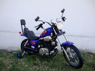 Harley Ride on Motorcycle Wheels Blue Electric Bike 4 MPH 6V