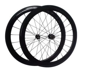 Road Bike Wheelset 50mm in 3K Complete Wheels Rim Paint Decals