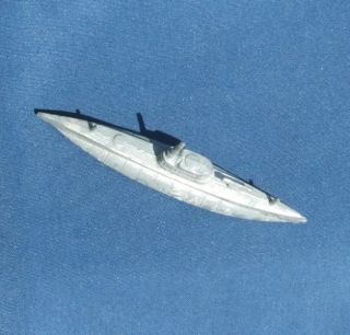 1940 TootsieToy Tootsie Toy Silver Diecast Military Navy Submarine